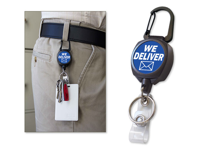 Photo of Badge & Key Reel for Postal Workers and Rural Letter Carriers from Modern Process Company.