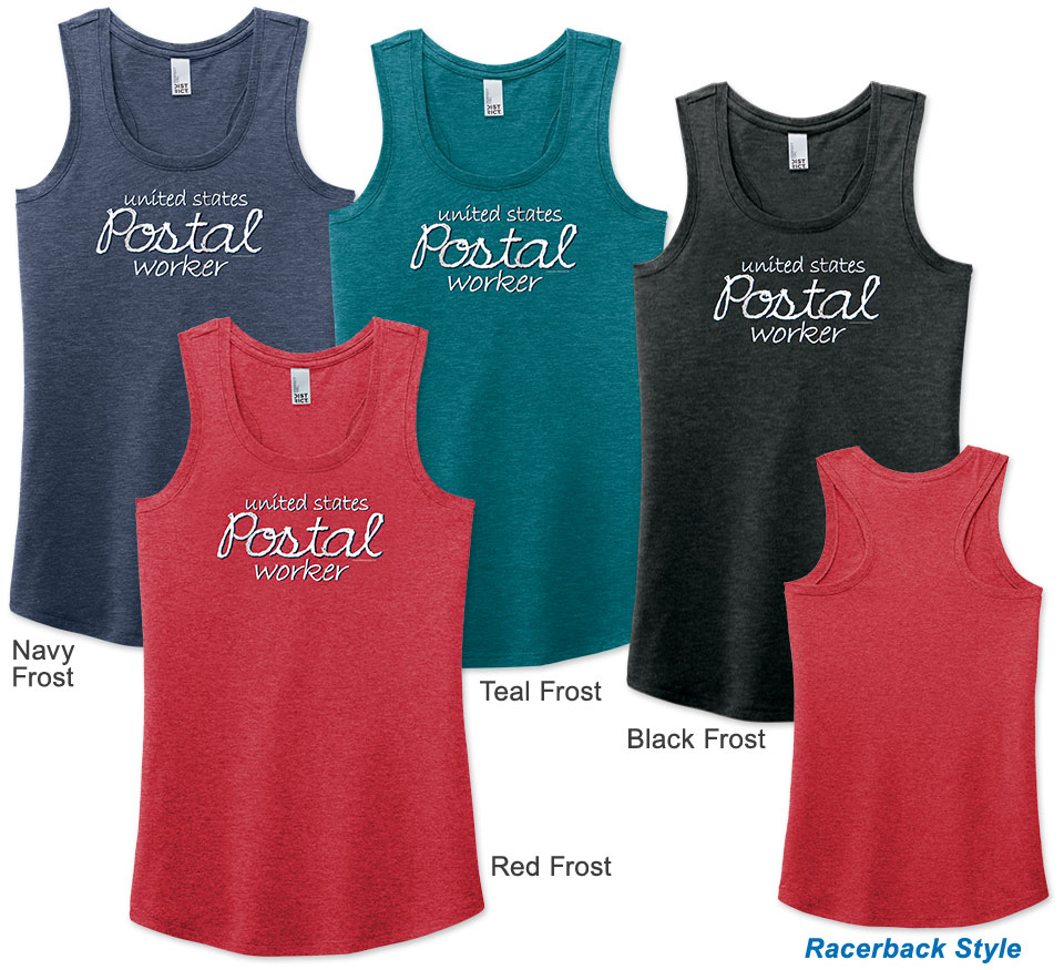 Photo of Ladies Tank Tops for Postal Workers and Rural Letter Carriers.