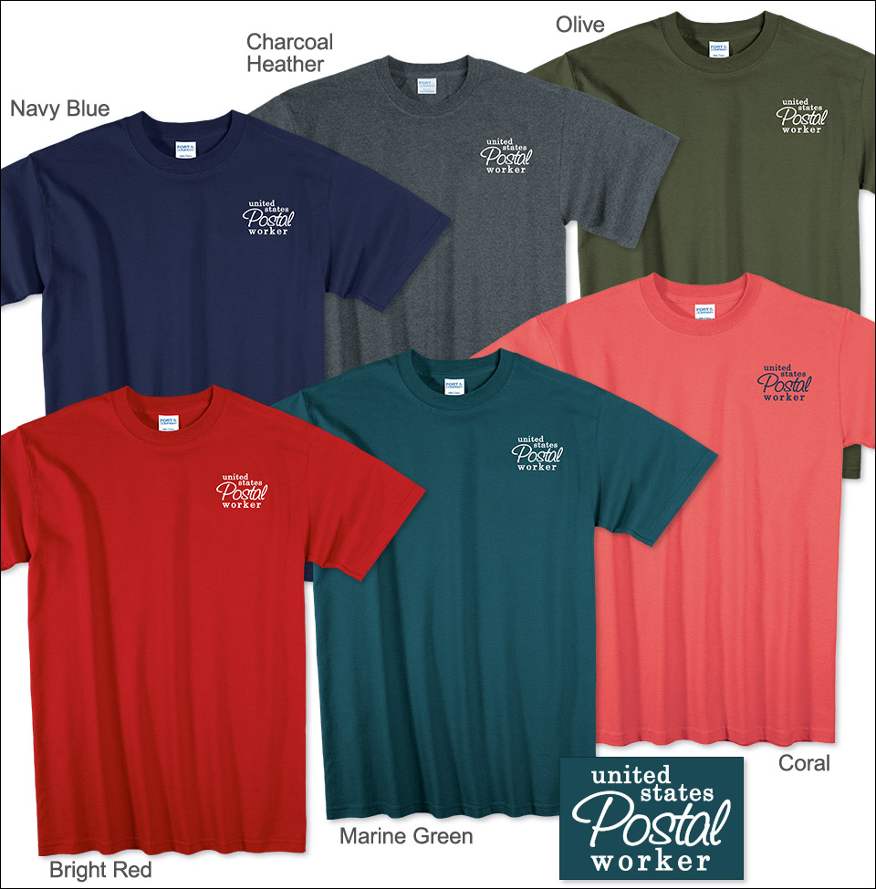 Photo of T-Shirts for Postal Workers and Rural Letter Carriers.