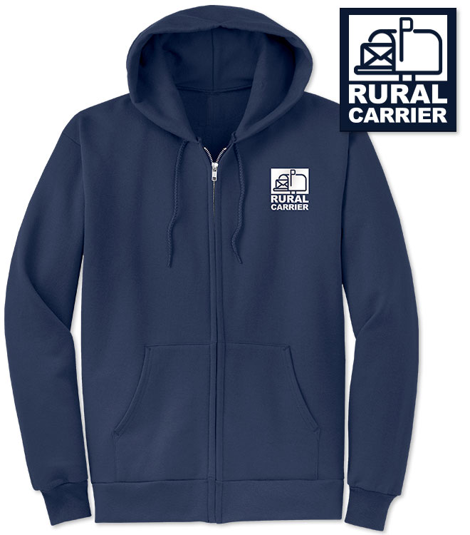 Photo of Zip Hoodie Sweatshirt for Postal Workers and Rural Letter Carriers from Modern Process Company.