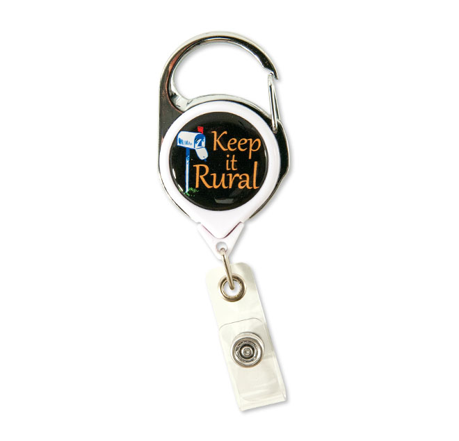 Photo of Badge Reel for Postal Workers and Rural Letter Carriers from Modern Process Company.