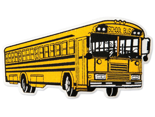 Photo of Large Embroidered Emblem for School Transportation from Modern Process Company.