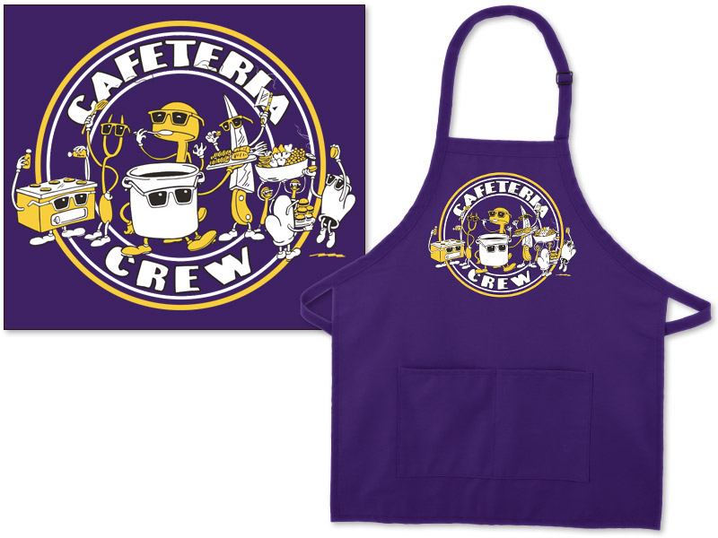 Photo of Apron for School Cafeteria Staff.